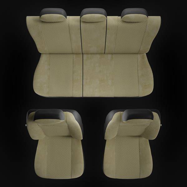 Housses de siège universelles pour Hyundai i40 (2011-2019) - housse siege  voiture universelles - couverture siege - beige - Auto-Dekor - Prestige  beige