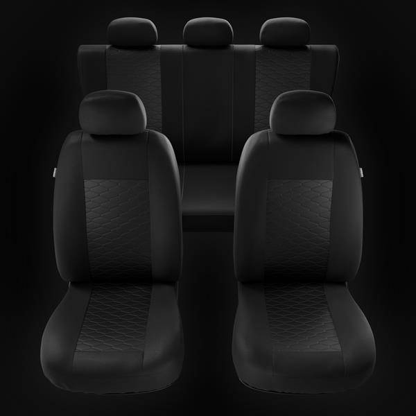 Housses de siège sur mesure pour Audi A4 B5 Avant (1994-2001) - housse  siege voiture - couverture siege - Auto-Dekor - Premium - noir noir