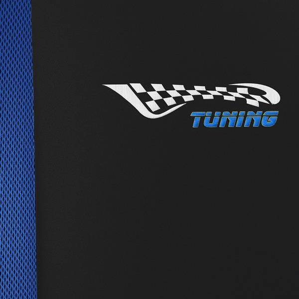 Housse de Siège Type H - Tissu Noir Bleu - Housses pour siège auto - web  tuning