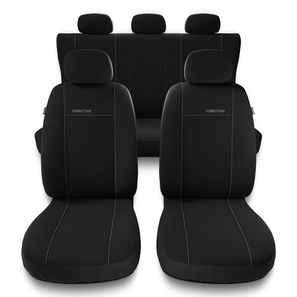 Housses de siège sur mesure pour Renault Clio IV Hayon (2012-2019) - housse  siege voiture - couverture siege - Auto-Dekor - Premium - noir noir