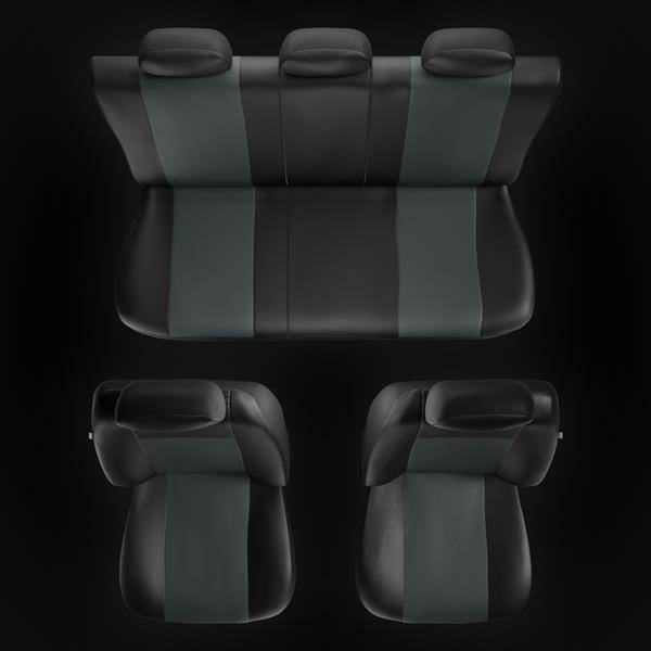 Housses de siège sur mesure pour Peugeot Partner II Tepee Van (2008-2019) -  housse siege voiture - couverture siege - Auto-Dekor - Elegance - P-4 P-4