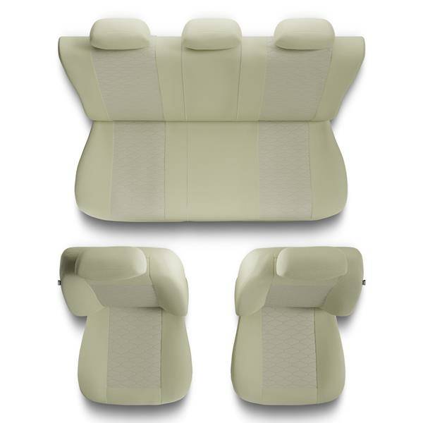 Housses de siège universelles pour Renault Modus (2004-2012) - housse siege  voiture universelles - couverture siege - MC-3 (beige) - Auto-Dekor -  Modern MC-3 (beige)