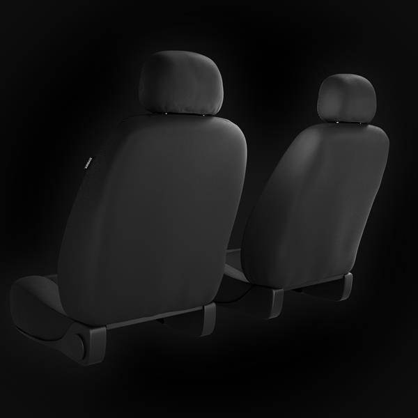 Housses de siège sur mesure pour Seat Ibiza IV 6J Hayon, SportCoupé,  Sportstourer (2008-2017) - housse siege voiture - couverture siege - Auto-Dekor  - Premium - gris gris