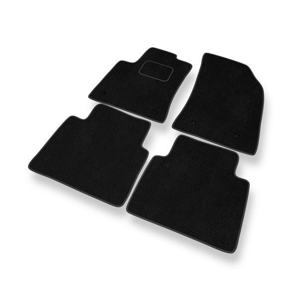 Tapis de sol velours pour Citroen C3 Aircross (2017-.) - Premium tapis  de voiture - noir - DGS Autodywan noir