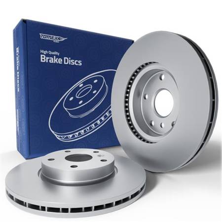 2x Les disques de frein pour BMW Z3 E36 Coupé, Cabriolet (2000-2003) - ventilé - 300mm - Tomex - TX 72-85 (essieu avant)