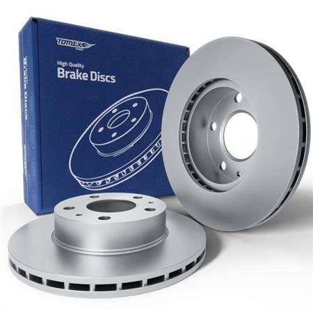 2x Les disques de frein pour Citroen Jumper I Van (1994-2006) - ventilé - 300mm - Tomex - TX 70-60 (essieu avant)