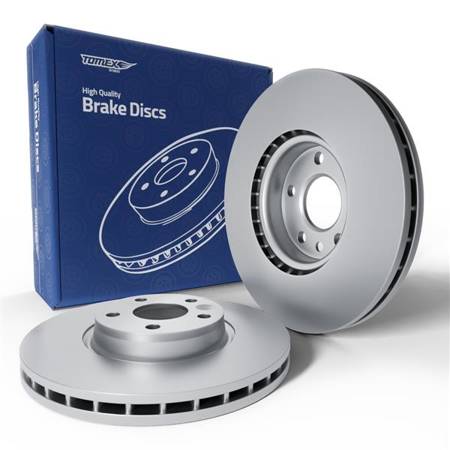 2x Les disques de frein pour Ford Galaxy II Monospace (2006-2015) - ventilé - 300mm - Tomex - TX 71-56 (essieu avant)