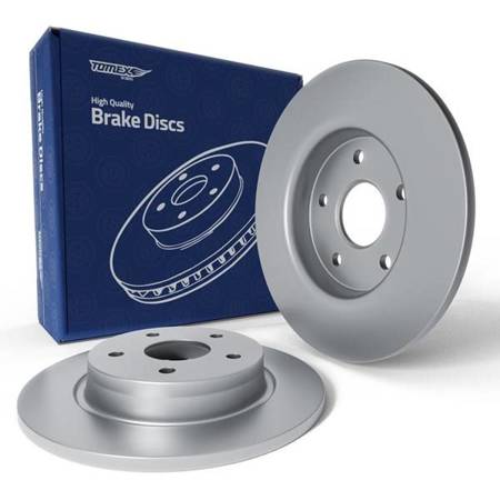 2x Les disques de frein pour Mazda 5 I Monospace (2005-2010) - pleine - 302mm - Tomex - TX 73-21 (essieu arrière)