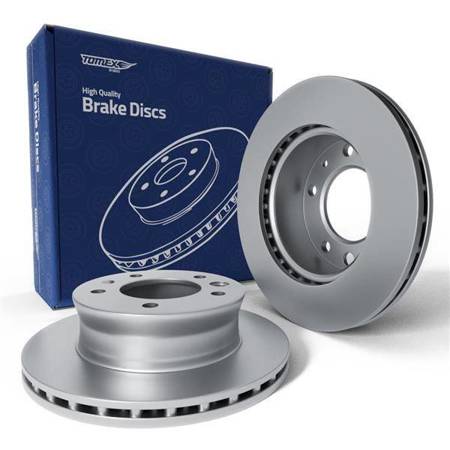 2x Les disques de frein pour Mercedes-Benz Sprinter I Van (1995-2006) - ventilé - 276mm - Tomex - TX 70-07 (essieu avant)