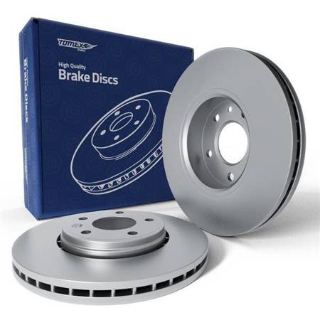 2x Les disques de frein pour Nissan Primastar I Van (2001-2016) - ventilé - 305,5mm - Tomex - TX 70-27 (essieu avant)