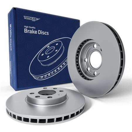 2x Les disques de frein pour Opel Astra G Classic Break, Liftback, Berline (2004-2009) - ventilé - 256mm - Tomex - TX 70-17 (essieu avant)