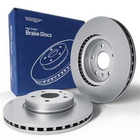 2x Les disques de frein pour Opel Astra H Classic Hayon, Break (2009-2014) - ventilé - 300mm - Tomex - TX 72-53 (essieu avant)