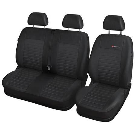 Housses de siège sur mesure pour Renault Trafic II Van (2001-2014) seulement les sièges avant - housse siege voiture - couverture siege - Auto-Dekor - Elegance - P-4