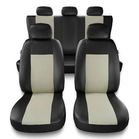 Housses de siège universelles pour Audi A1 I, II (2010-2019) - housse siege voiture universelles - couverture siege - beige - Auto-Dekor - Comfort