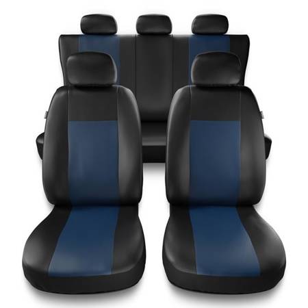 Housses de siège universelles pour Audi A1 I, II (2010-2019) - housse siege voiture universelles - couverture siege - bleu - Auto-Dekor - Comfort