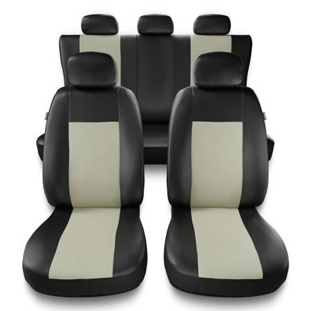 Housses de siège universelles pour Audi A6 C4, C5, C6, C7, C8 (1994-2019) - housse siege voiture universelles - couverture siege - beige - Auto-Dekor - Comfort