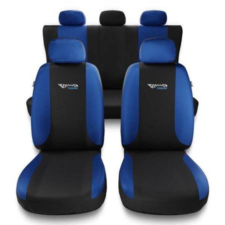 Housses de siège universelles pour BMW 4 (2013-2019) - housse siege voiture universelles - couverture siege - bleu - Auto-Dekor - Tuning