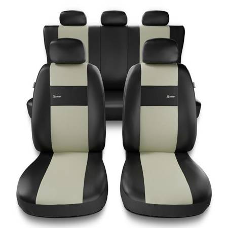 Housses de siège universelles pour BMW X1 I, II (2009-2022) - housse siege voiture universelles - couverture siege - beige - Auto-Dekor - X-Line