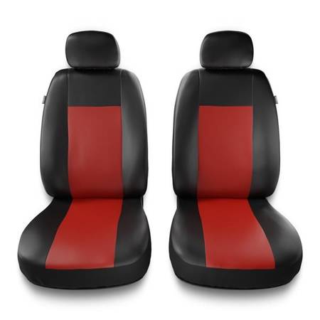 Housses de siège universelles pour Chevrolet Lacetti (2004-2009) - housse siege voiture universelles - couverture siege conducteur - rouge - Auto-Dekor - Comfort 1+1