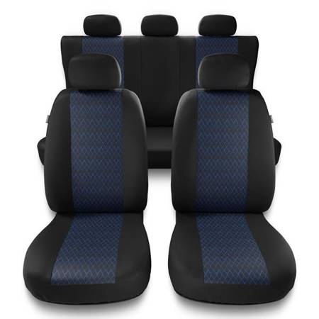 Housses de siège universelles pour Citroen C3 I, II, III (2002-2019) - housse siege voiture universelles - couverture siege - bleu - Auto-Dekor - Profi