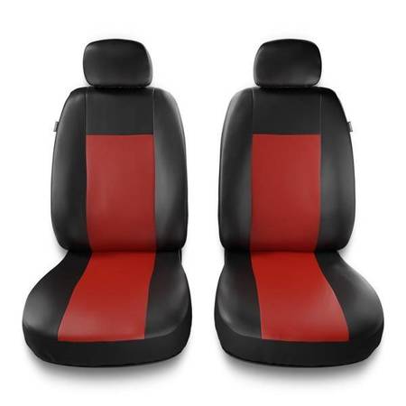 Housses de siège universelles pour Fiat Linea (2007-2015) - housse siege voiture universelles - couverture siege conducteur - rouge - Auto-Dekor - Comfort 1+1