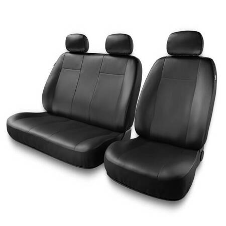 Housses de siège universelles pour Mercedes-Benz Citan W415, W420 (2012-....) - housse siege voiture universelles - couverture siege - noir - Auto-Dekor - Comfort 2+1