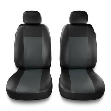 Housses de siège universelles pour Renault Kadjar (2015-2019) - housse siege voiture universelles - couverture siege conducteur - gris - Auto-Dekor - Comfort 1+1