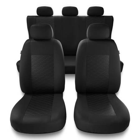 Housses de siège universelles pour Seat Altea (2004-2015) - housse siege voiture universelles - couverture siege - MP-1 (noir) - Auto-Dekor - Modern