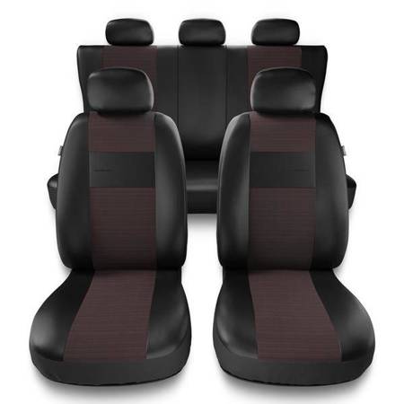 Housses de siège universelles pour Volkswagen Tiguan I, II (2007-2019) - housse siege voiture universelles - couverture siege - E5 - Auto-Dekor - Exclusive