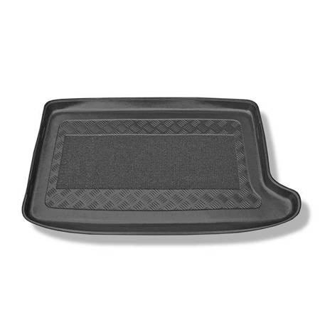 Tapis de coffre pour Audi A2 8Z Hayon (1999-2005) - bac de coffre - protection de coffre voiture - Aristar - Standard - coffre supérieur ; avec roue de secours taille normale 