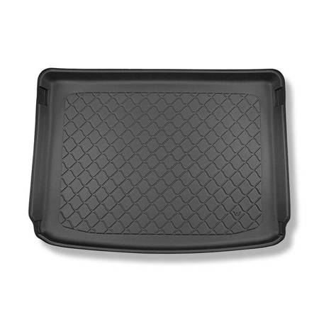 Tapis de coffre pour Audi A3 8Y Sportback (03.2020-....) - bac de coffre - protection de coffre voiture - Aristar - Guardliner - coffre supérieur; plancher amovible en la position la plus haute