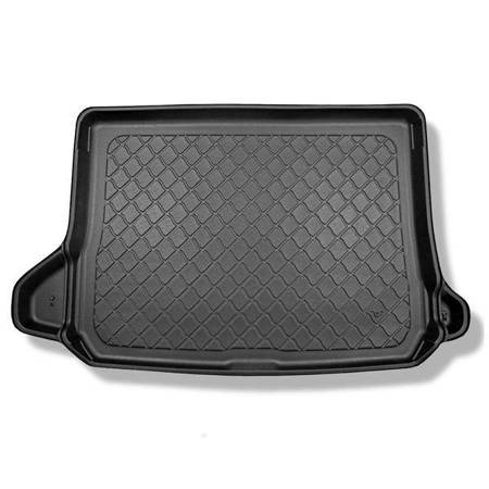 Tapis de coffre pour Audi Q2 GA SUV (10.2016-....) - bac de coffre - protection de coffre voiture - Aristar - Guardliner - sur le plancher amovible du coffre en la position haute (seuil de chargement plat); cavités amovibles