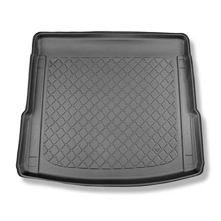 Tapis de coffre pour Audi Q5 II FY SUV (01.2017-....) - bac de coffre - protection de coffre voiture - Aristar - Guardliner - aussi pour les modèles avec des rails de fixation; non pour version TFSI e plug-in hybrid; sièges arrière fixes