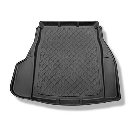 Tapis de coffre pour BMW 5 E60 Berline (07.2003-02.2010) - bac de coffre - protection de coffre voiture - Aristar - Guardliner - avec cavité gauche et droite