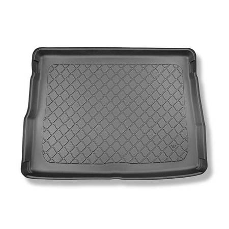 Tapis de coffre pour Cupra Formentor Plug-in Hybrid SUV Coupé (01.2021-....) - bac de coffre - protection de coffre voiture - Aristar - Guardliner - coffre supérieur; plancher amovible en la position la plus haute