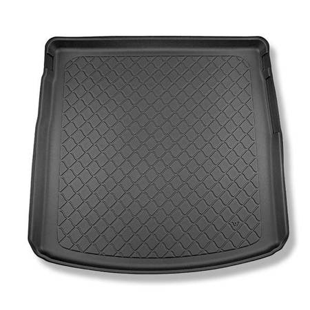 Tapis de coffre pour Cupra Leon e-Hybrid Sportstourer (10.2020-....) - bac de coffre - protection de coffre voiture - Aristar - Guardliner - coffre supérieur; plancher amovible en la position la plus haute