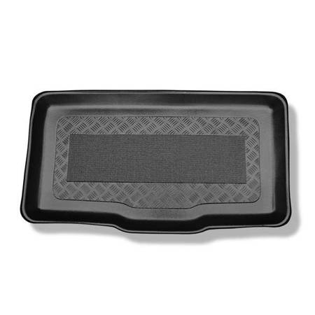 Tapis de coffre pour Fiat Panda III Hayon (03.2012-....) - bac de coffre - protection de coffre voiture - Aristar - Standard - coffre inférieur