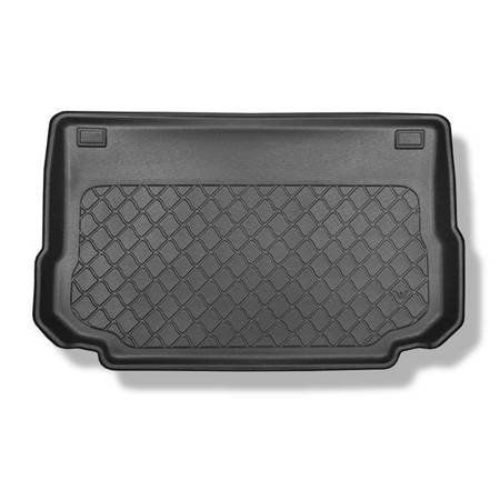 Tapis de coffre pour Ford B-MAX Monospace (09.2012-11.2017) - bac de coffre - protection de coffre voiture - Aristar - Guardliner - coffre supérieur (plancher double amovible du coffre en position haute)