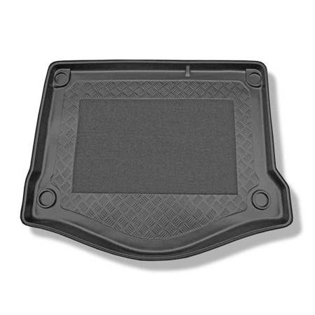 Tapis de coffre pour Ford Focus II Hayon (2004-02.2011) - bac de coffre - protection de coffre voiture - Aristar - Standard - avec roue de secours à usage temporaire ou kit de réparation