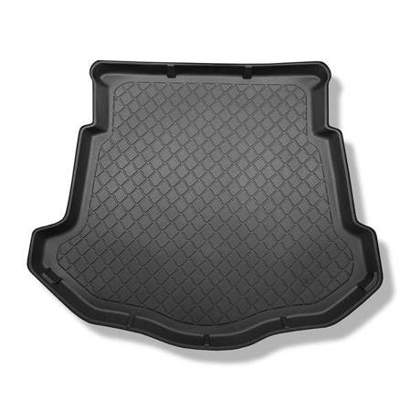 Tapis de coffre pour Ford Mondeo IV Hayon (09.2007-12.2014) - bac de coffre - protection de coffre voiture - Aristar - Guardliner - avec roue de secours à usage temporaire ou kit de réparation