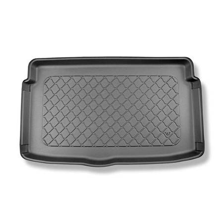 Tapis de coffre pour Hyundai i20 III BC3 Hayon (10.2020-....) - bac de coffre - protection de coffre voiture - Aristar - Guardliner - coffre inférieur; sans plancher double du coffre