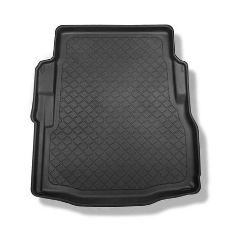 Tapis de coffre pour Jaguar XF X260 Berline (09.2015-....) - bac de coffre - protection de coffre voiture - Aristar - Guardliner - avec roue de secours à usage temporaire