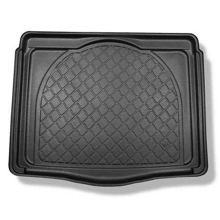 Tapis de coffre pour Jeep Renegade SUV (09.2014-06.2018) - bac de coffre - protection de coffre voiture - Aristar - Guardliner - coffre inférieur (sans plancher multi-fonctions)