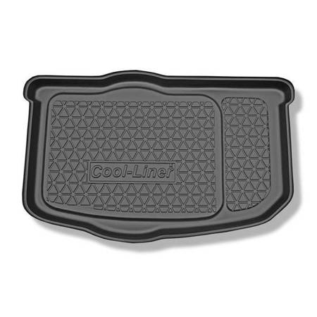 Tapis de coffre pour Kia Soul I SUV (01.2009-02.2014) - bac de coffre - protection de coffre voiture - Aristar - Cool liner - coffre inférieur