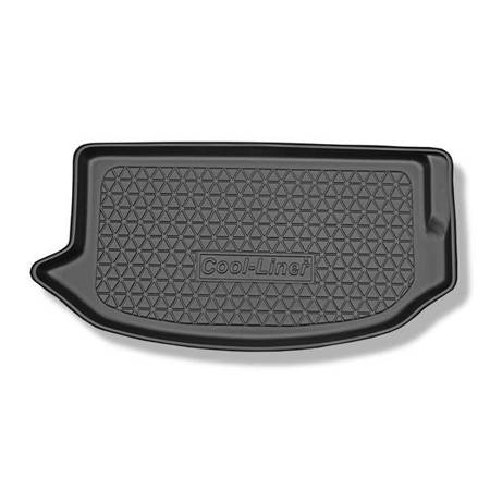 Tapis de coffre pour Kia Soul I SUV (01.2009-02.2014) - bac de coffre - protection de coffre voiture - Aristar - Cool liner - coffre supérieur