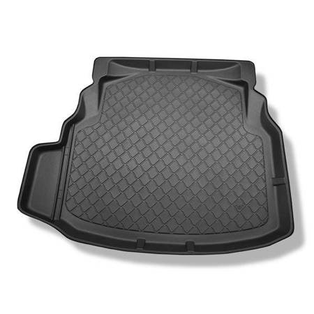 Tapis de coffre pour Mercedes-Benz Classe C W204 Berline (04.2007-02.2014) - bac de coffre - protection de coffre voiture - Aristar - Guardliner - sièges arrière non rabattables