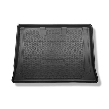 Tapis de coffre pour Mercedes-Benz Vito W447 Tourer (10.2014-....) - bac de coffre - protection de coffre voiture - Aristar - Cool liner - derrière troisième rangée de sièges; version Extra longue (Extra Long) (empattement 3430 mm, longueur du véhicule 53