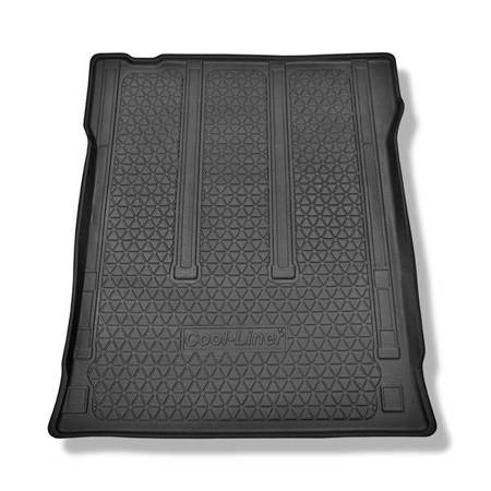 Tapis de coffre pour Mercedes-Benz Vito W447 Tourer (10.2014-....) - bac de coffre - protection de coffre voiture - Aristar - Cool liner - pour l'espace derriere 2e rangée de sieges (3e rangée dans la voiture ou enlevée); version longue (empattement 3.200