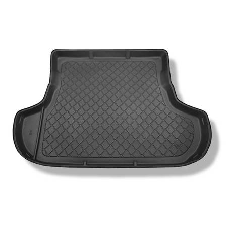 Tapis de coffre pour Mitsubishi Outlander II SUV (03.2007-08.2012) - bac de coffre - protection de coffre voiture - Aristar - Guardliner - 5/7 places; 3e rangée abaissée (avec et sans subwoofer)