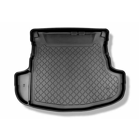 Tapis de coffre pour Mitsubishi Outlander III SUV (09.2012-2022) - bac de coffre - protection de coffre voiture - Aristar - Guardliner - 5 places; coffre inférieur (avec et sans caisson de graves); non pour version Plug-in hybride